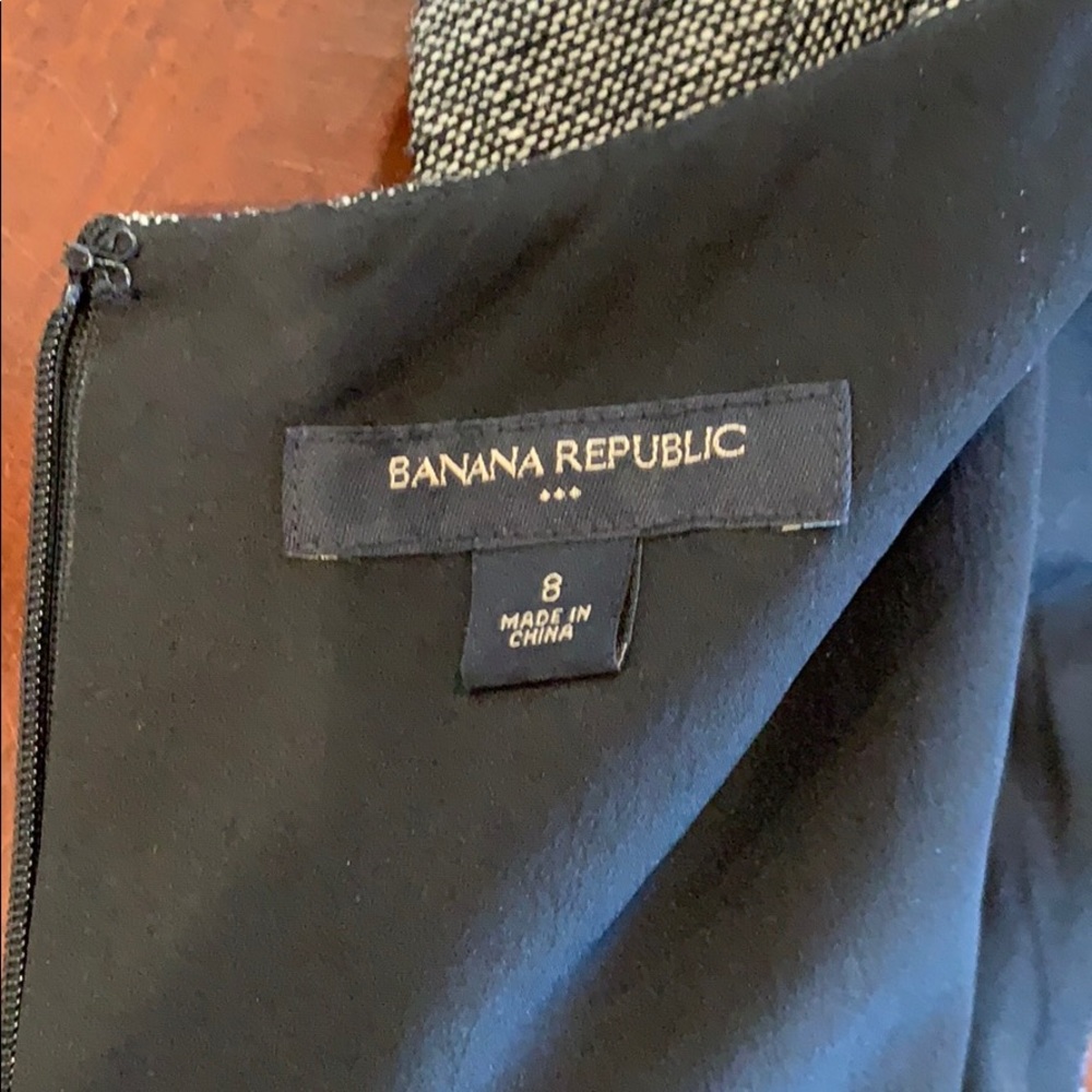 Banana Republic work dress grey with black - Picture 5 of 7